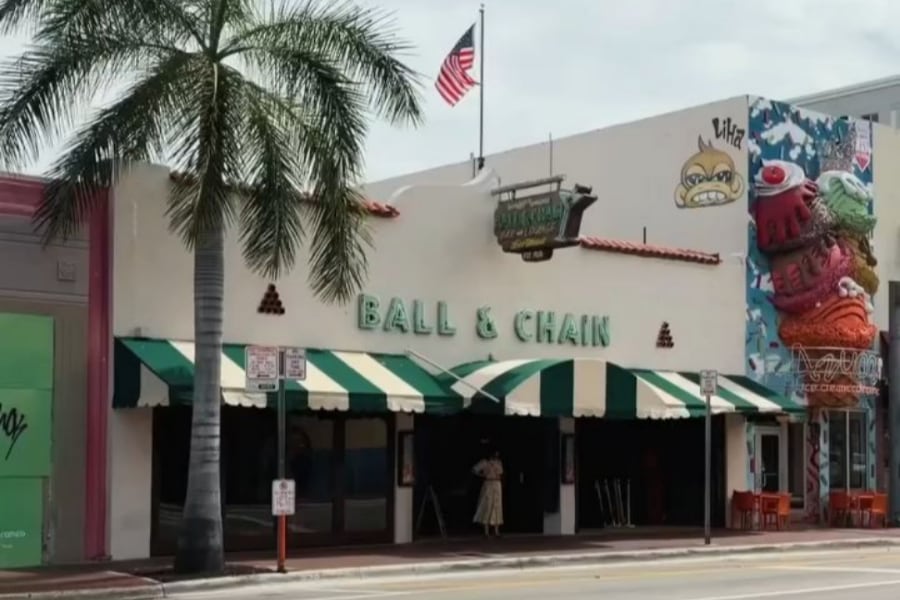 Ball & Chain abrió en 1935 en Southwest Eighth Street y funcionó hasta fines de los años 50 con nombres como Himmel’s Ball & Chain y Ball & Chain Tavern (Captura de video: @acenextgen).