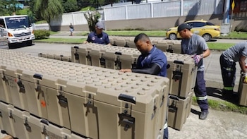 En Panamá continúa la instalación de hospitales modulares en puntos afectados por el terremoto