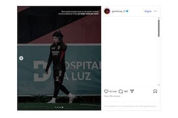 La publicación de Prestianni que