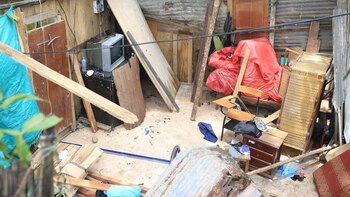 Impresionante vendaval en Antioquia dejó