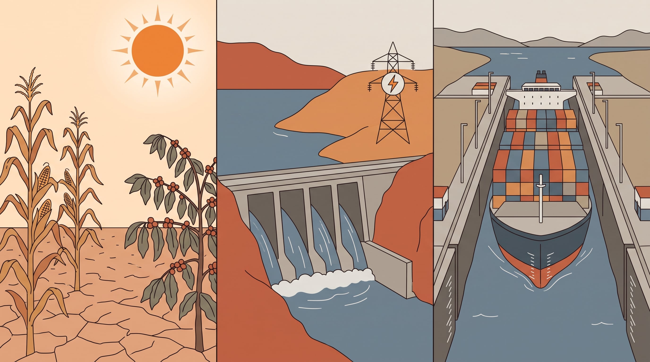 El fenómeno de El Niño podría trasladar sus efectos a la economía de Centroamérica y República Dominicana con alzas en alimentos, electricidad y presión sobre la actividad productiva. (Imagen Ilustrativa Infobae)