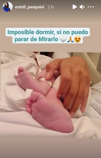 La primera foto de Emilio,