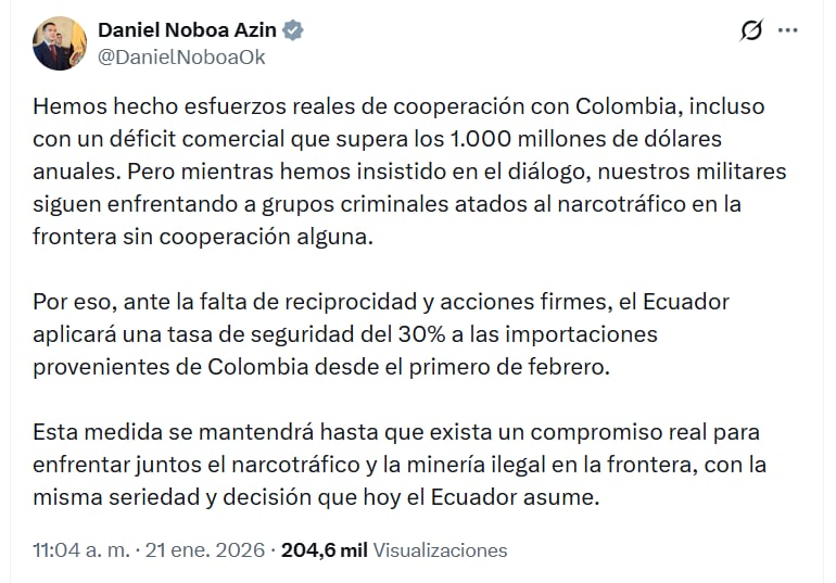 - crédito @DanielNoboaOk/X