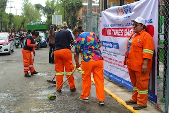 La alcaldía limpió un tiradero