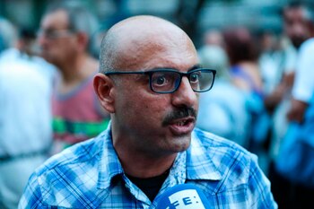 Imagen de archivo del secretario general del PIT-CNT, Marcelo Abdala en Montevideo (Uruguay). EFE/Federico Anfitti/Archivo