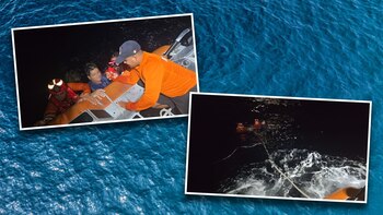 Marina rescata a cuatro personas