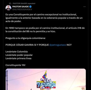 En redes sociales Alfredo Saade