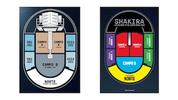 Izq: Plano difundido en la