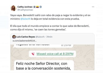 Catherine Juvinao aseguró que las