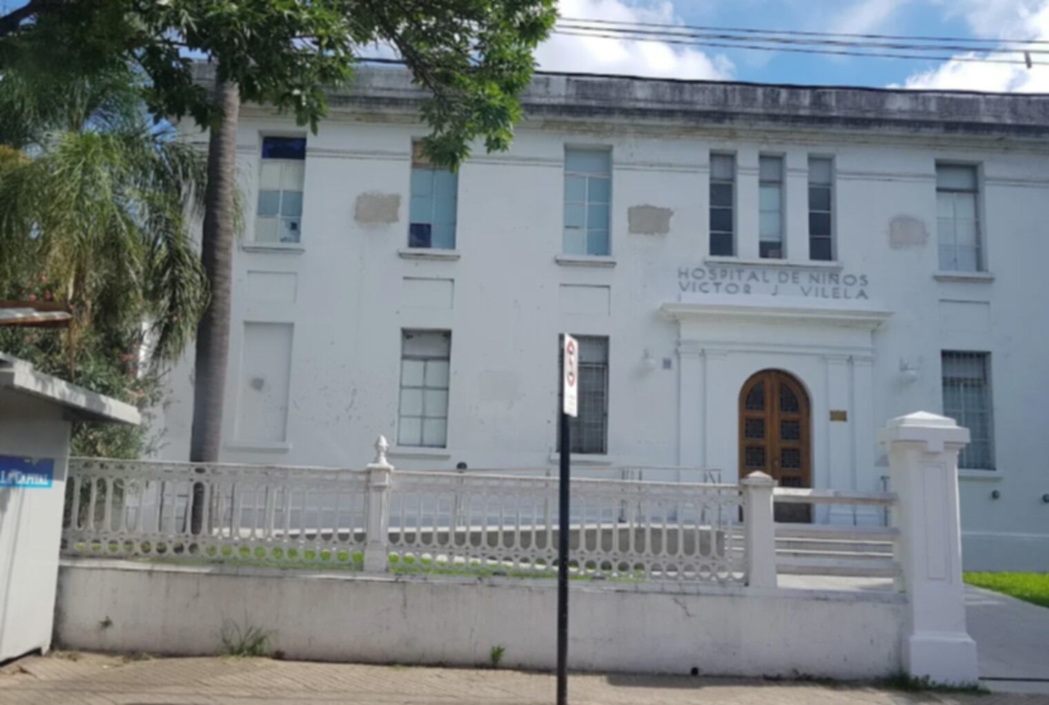 El Hospital de Niños Vilela de Rosario donde el menor se encuentra internado estable y fuera de peligro (El Ciudadano)