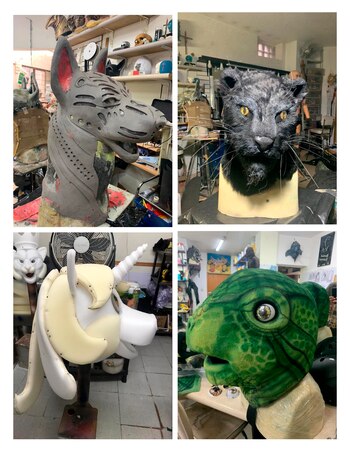 Combo de fotografías cedido hoy