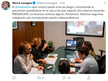 Marco Lavagna dialogó hoy con