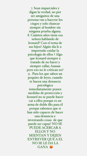 Olenka Cuba se pronunció en