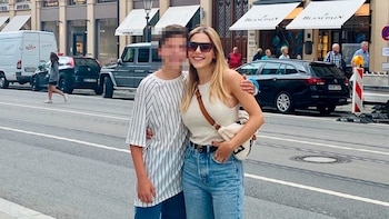 Evangelina Anderson y Bastian Demichelis