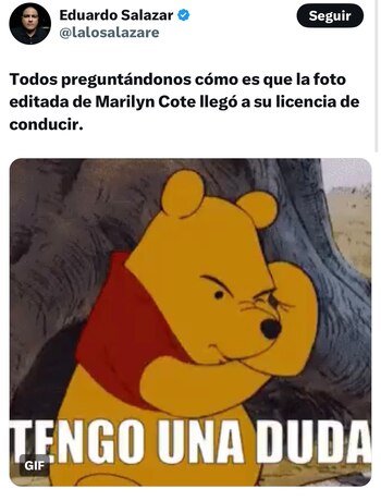 (Captura de pantalla X)