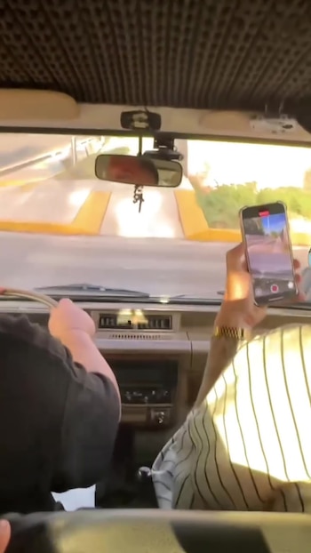 La combi circuló sobre rampas