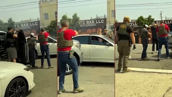 Video muestra arresto con gas