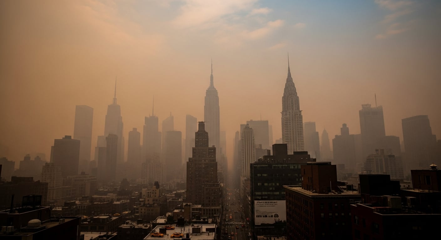 Millones de personas en Estados Unidos están bajo alerta por mala calidad del aire en al menos once estados, según la EPA. (Imagen Ilustrativa Infobae)