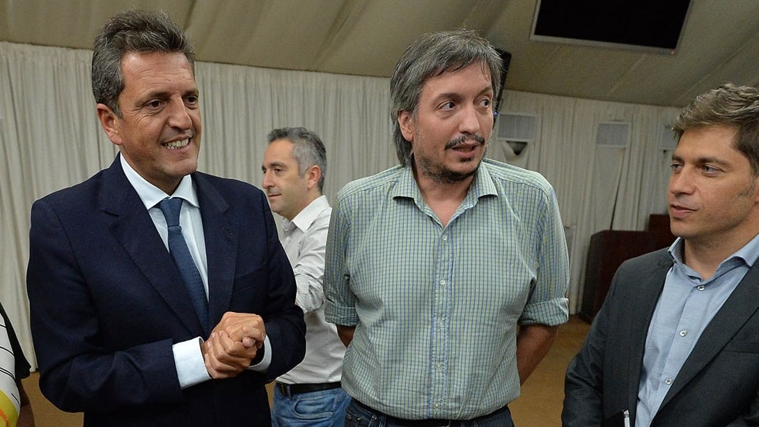 Massa, Máximo Kirchner y Axel Kicillof, un tridente que volvió a reunirse tras un largo tiempo