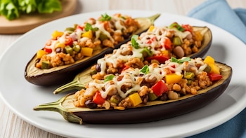 Receta de berenjenas rellenas de