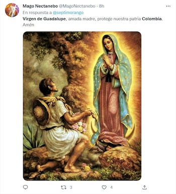 Mensajes de los devotos colombianos a la Virgen de Guadalupe