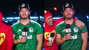 Aldo de Nigris rompe en llanto durante transmisión en vivo tras derrota de la Selección Mexicana ante Inglaterra