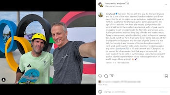 El posteo de Tony Hawk para Macdonald