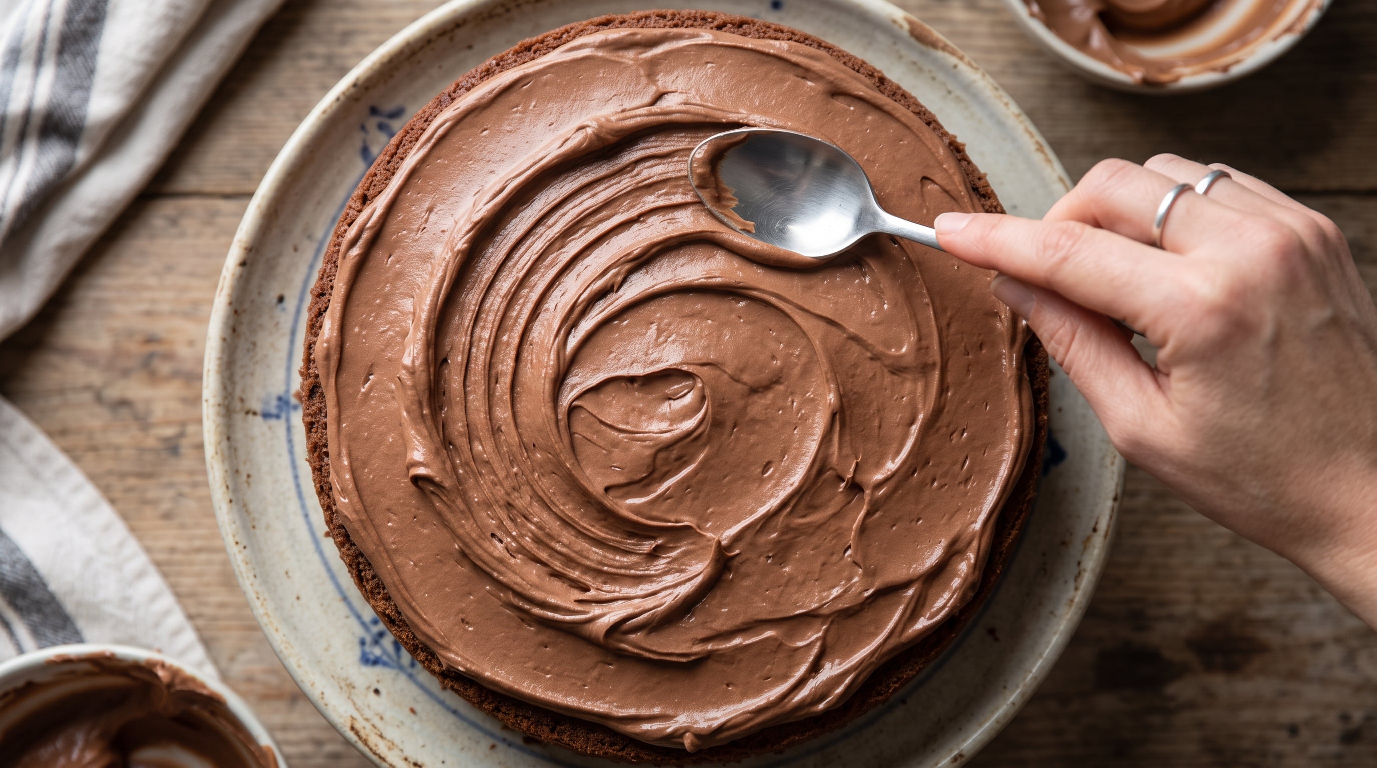 La consistencia de la crema define el resultado al decorar tortas, porque una cobertura muy dura no se extiende y una muy blanda pierde la forma (Imagen Ilustrativa Infobae)