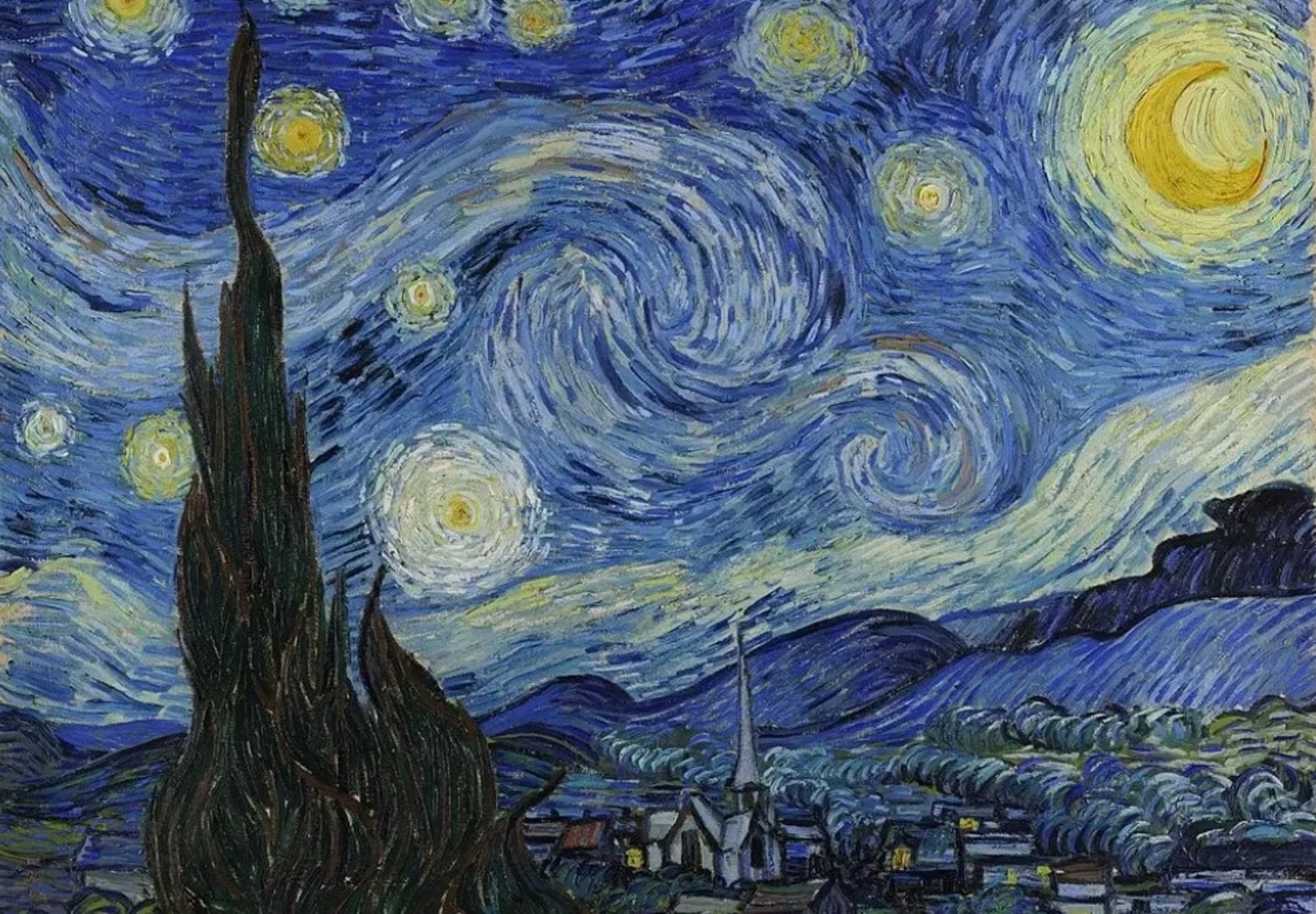 'La noche estrellada' de Van Gogh.