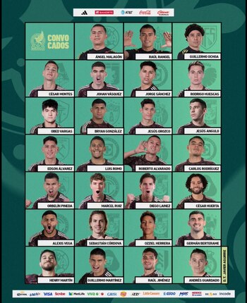 Javier Aguirre compartió su convocatoria