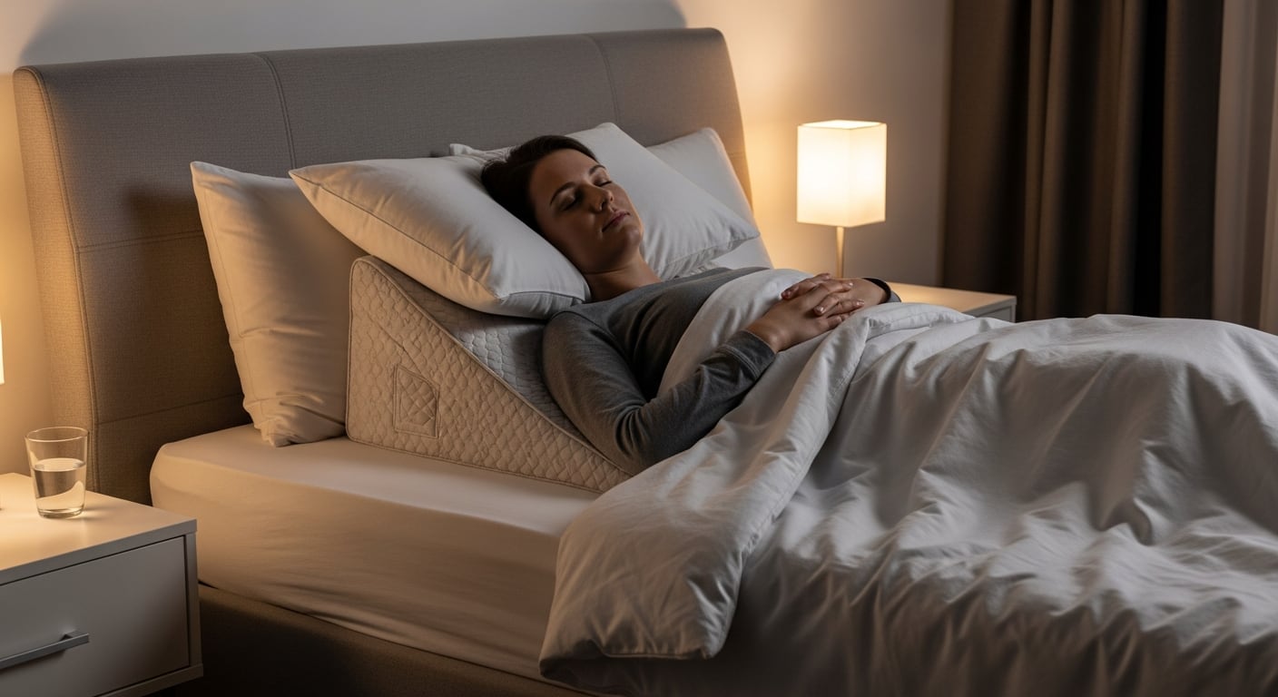 La postura al dormir puede favorecer el reflujo ácido y aumentar la frecuencia de la tos nocturna, según la doctora Paccione (Imagen Ilustrativa Infobae)