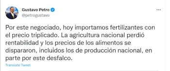 El presidente de la República