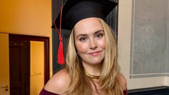 Amalia de Holanda en su graduación. (Instagram @koninklijkhuis)
