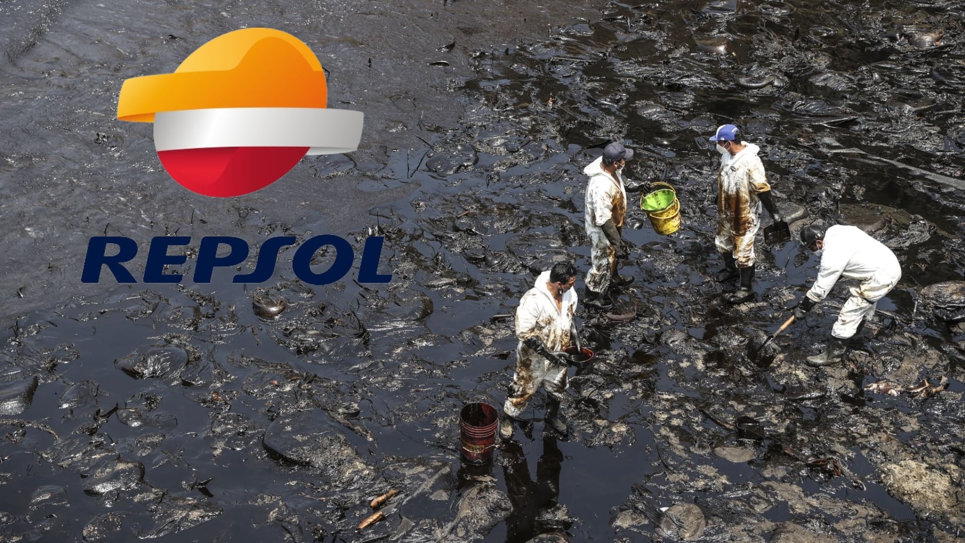 Se cumplen dos años del derrame de petróleo de Repsol en el mar peruano. Foto: composición Infobae/Andina
