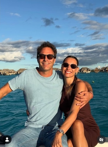 Pampita y Martín Pepa muy