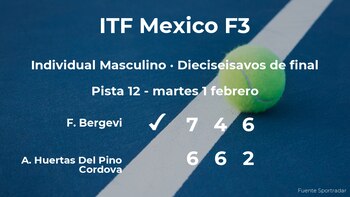 El tenista Filip Bergevi vence