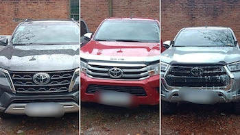 En los operativos fueron secuestrados