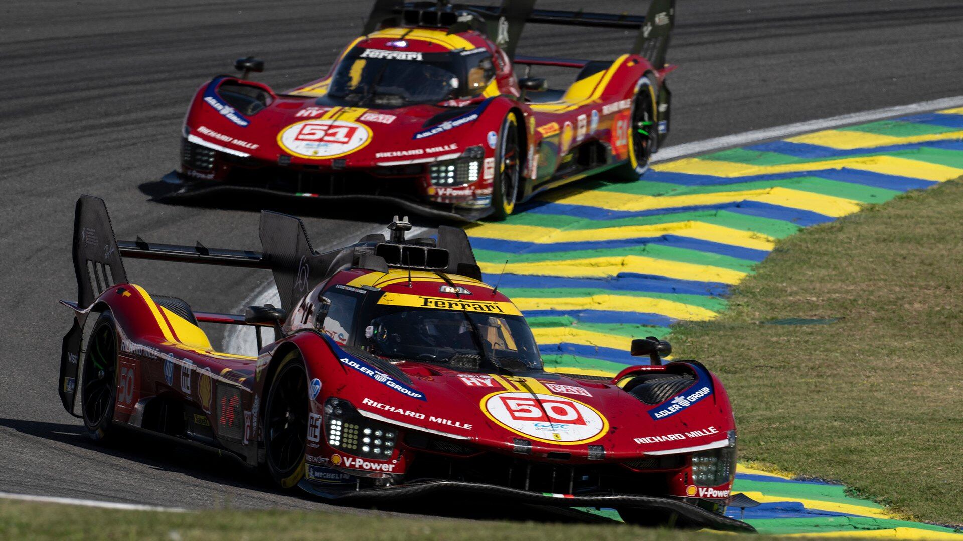 Las Ferrari 499P se convirtieron en los autos a vencer en el WEC y solo los pudieron batir con el último cambio de reglamento. No obstante, su colchón de puntos los encaminan al título (@FerrariHypercar)