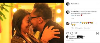 Post en Instagram de Frank