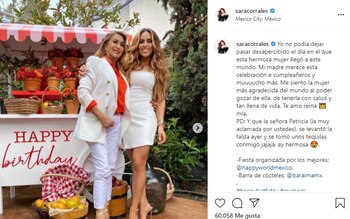 Post en Instagram de Sara