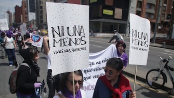 Colombiana que emigró a España