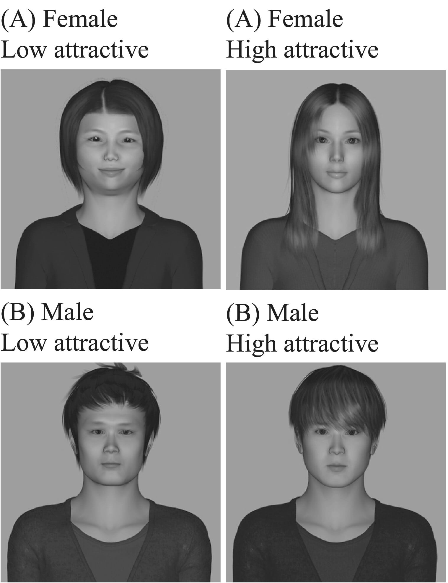 Los participantes japoneses otorgaron puntuaciones de atractivo más altas a figuras que hacían una reverencia, a diferencia de los grupos de otros países (Gentileza, estudio Efecto de la reverencia en el atractivo facial de otras razas, publicado en Japanese Psychological Research)