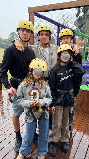El plan familiar de Wanda Nara junto a sus hijos en un domingo lluvioso