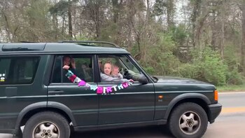 Una de las amigas de