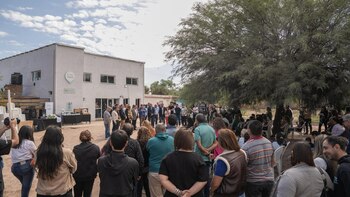 Quintela en la inauguración de