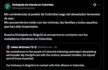 Irlanda - crédito @IrelandColombia/X