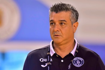 Diego Vázquez jugó y dirigió Motagua, donde es ídolo por los títulos logrados (Foto EFE/José Valle)