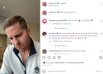 Mayer Mizrachi compartió el video desde su cuenta de Instagram y afirmó que no tiene deseos de regresar al país - crédito @mayermm/IG