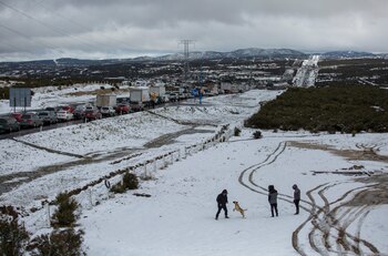 Cae nieve en algunas zonas