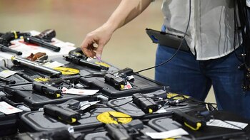 Una feria de venta de